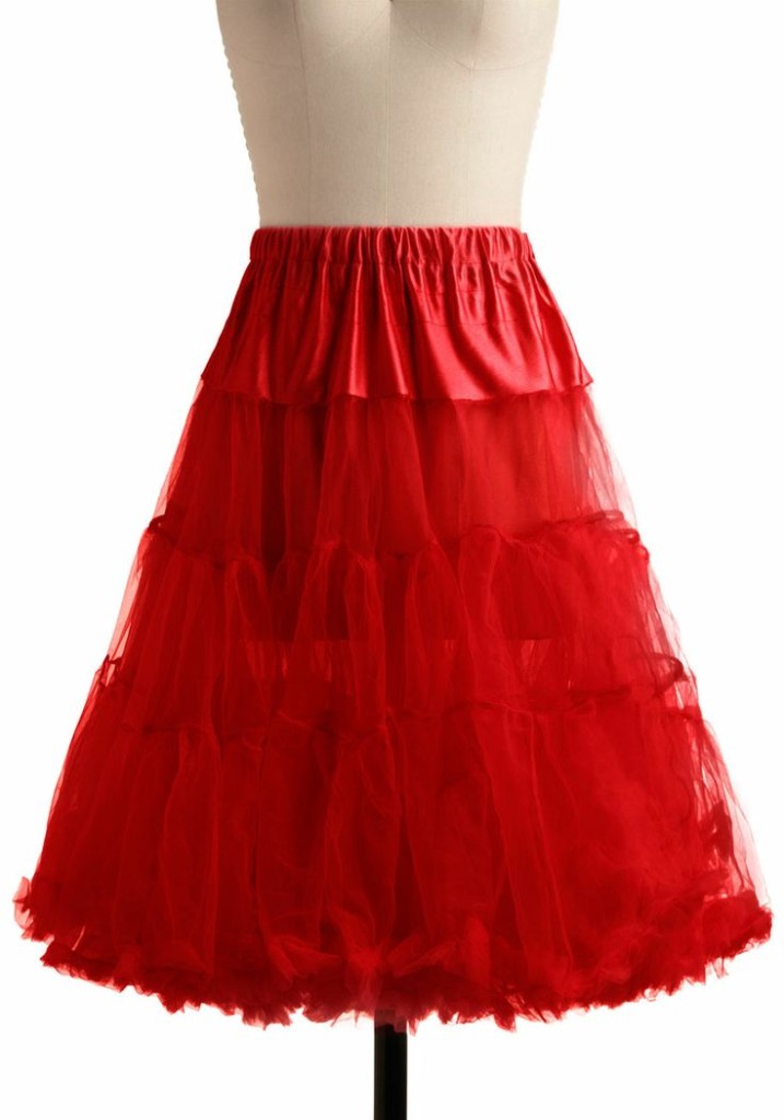 Va Va Voluminous Petticoat in Red | ModCloth