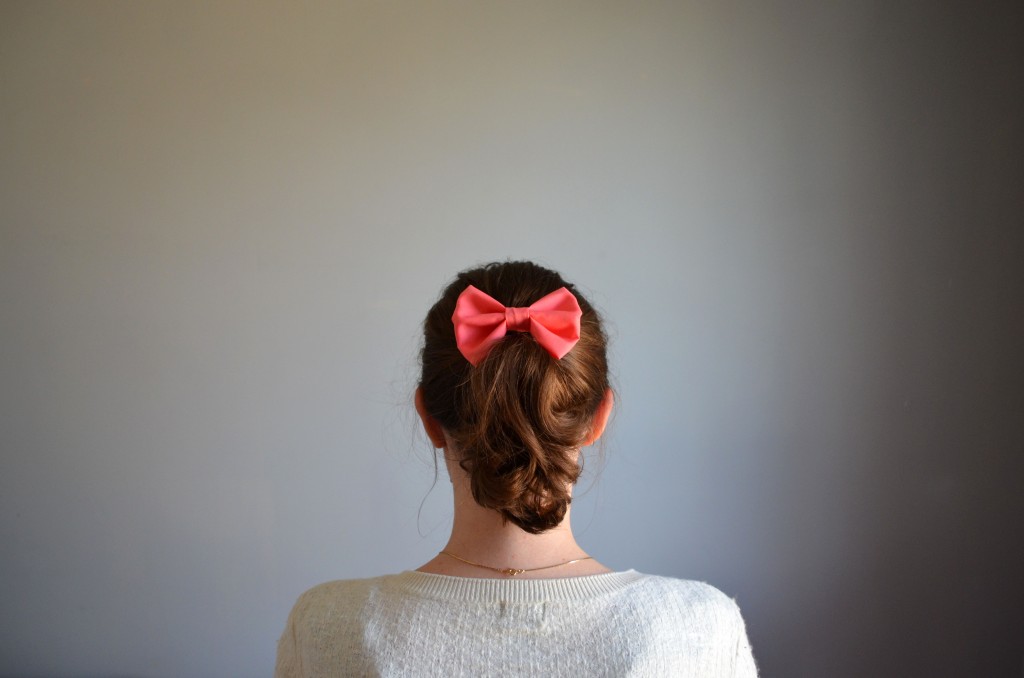 Coral Hair Bow | Sophster-Toaster