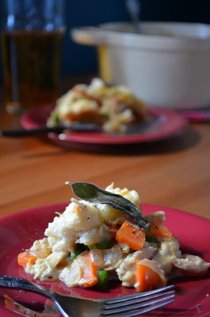 Chicken Pot Pie with Buttermilk Biscuit Top