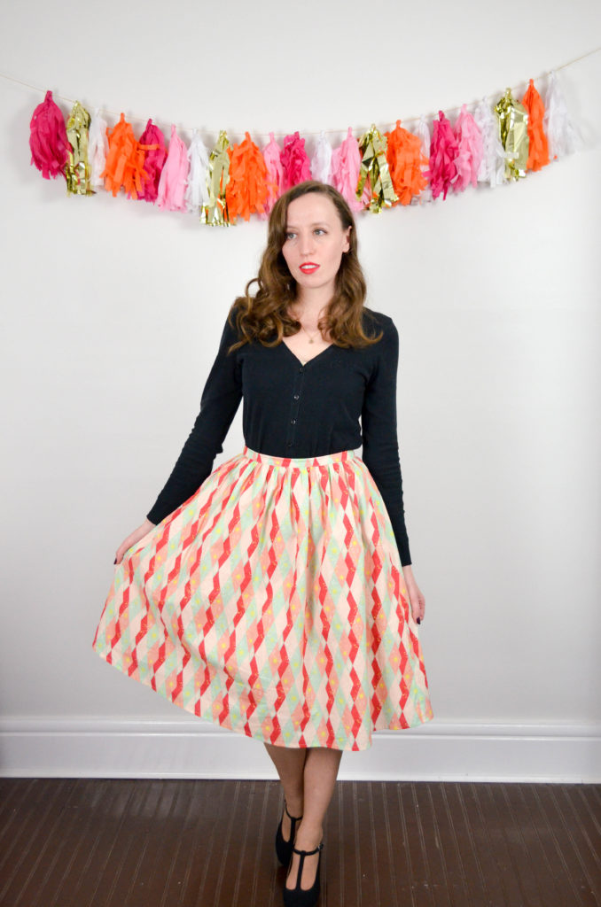 Martinis & Mistletoe Skirt | Sophster-Toaster Blog