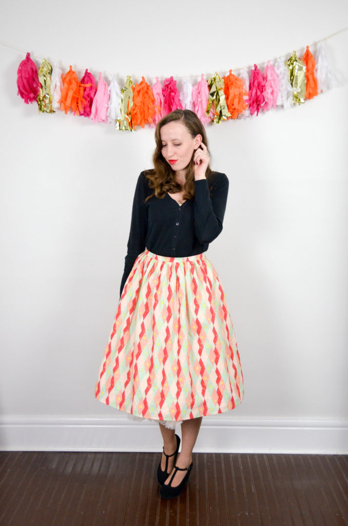 Martinis & Mistletoe Skirt | Sophster-Toaster Blog