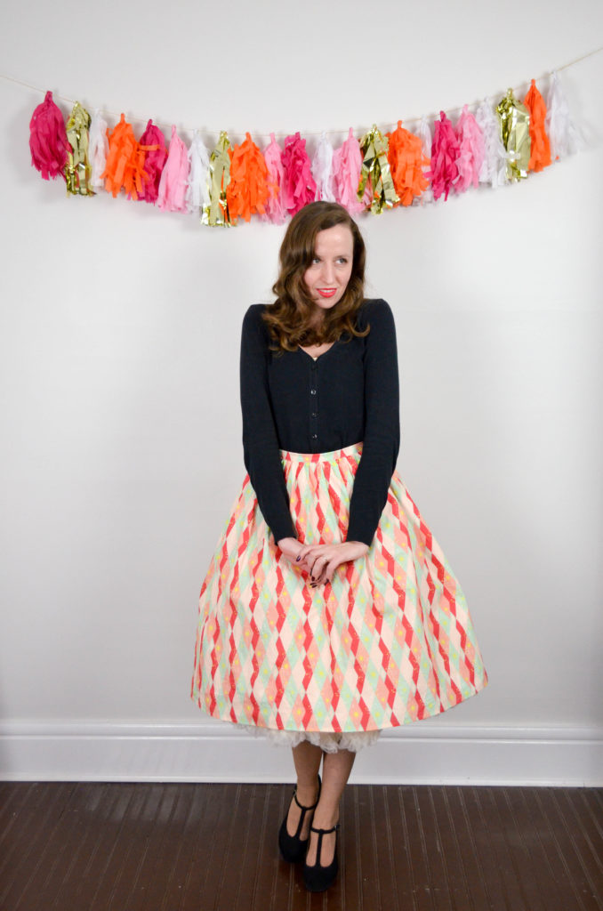 Martinis & Mistletoe Skirt | Sophster-Toaster Blog