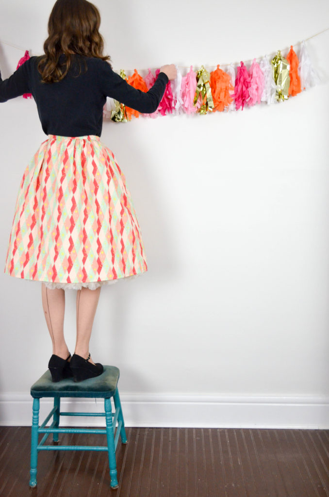 Martinis & Mistletoe Skirt | Sophster-Toaster Blog