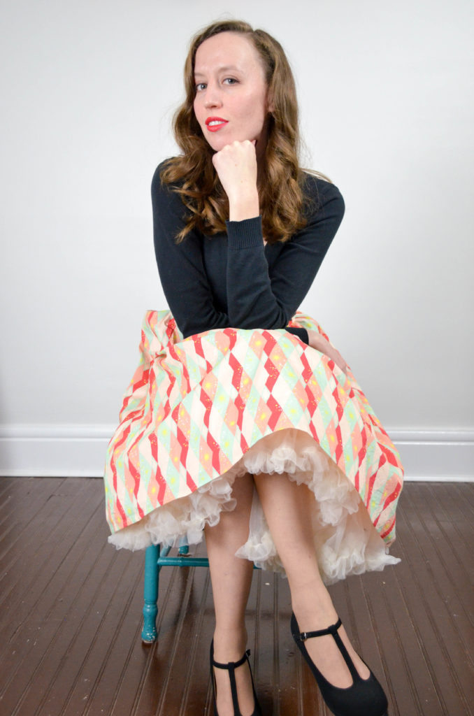 Martinis & Mistletoe Skirt | Sophster-Toaster Blog