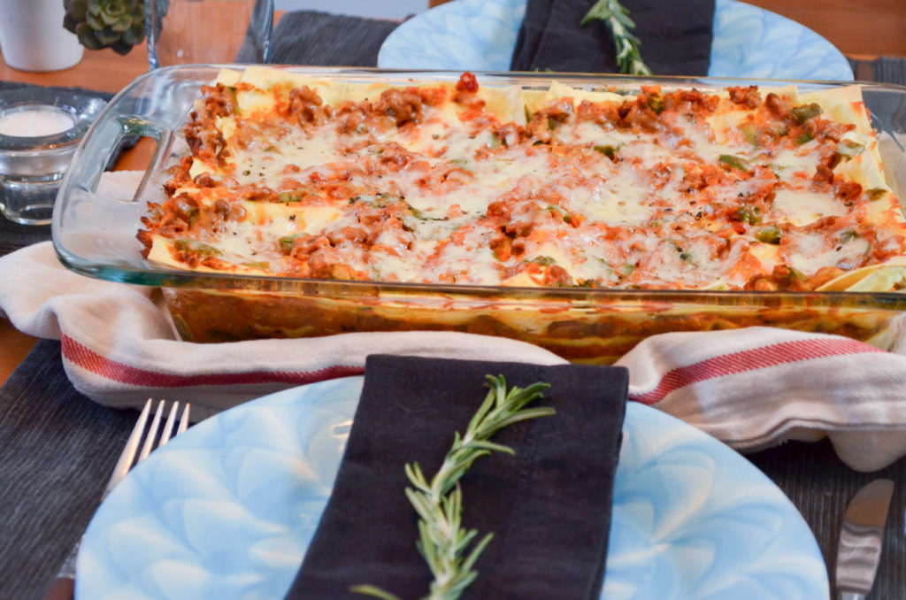 High Protein Vegetarian Lazy Lasagne | Sophster-Toaster Blog