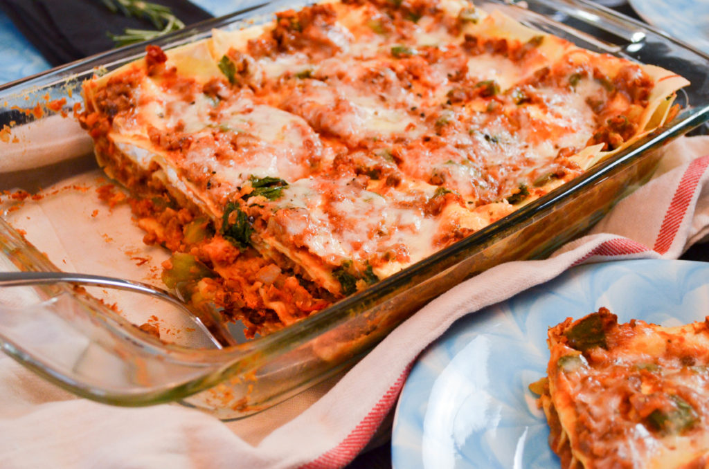 High Protein Vegetarian Lazy Lasagne | Sophster-Toaster Blog