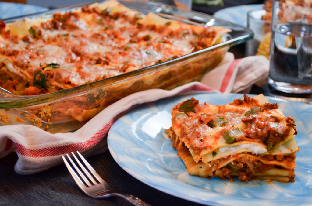 High Protein Vegetarian Lazy Lasagne | Sophster-Toaster Blog