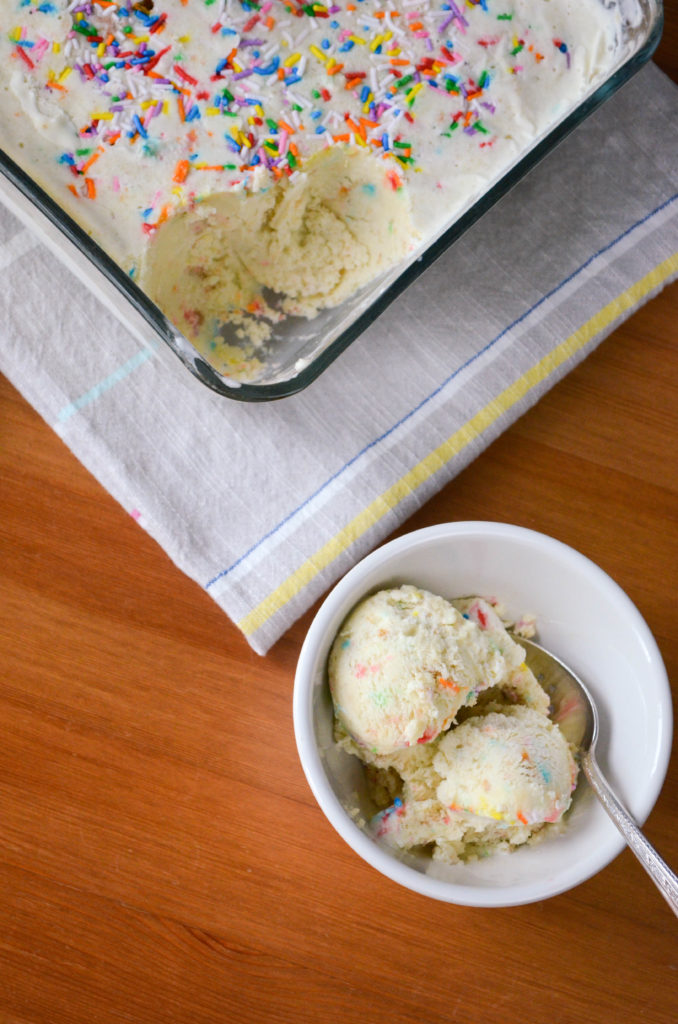 Homemade Birthday Cake Ice Cream | Sophster-Toaster Blog