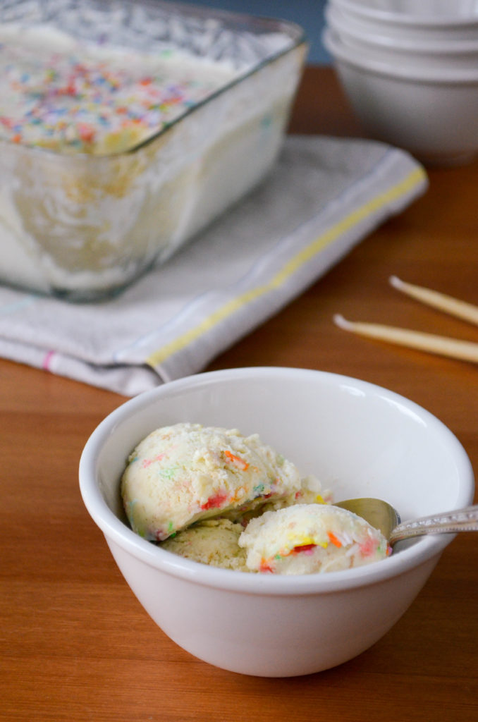 Homemade Birthday Cake Ice Cream | Sophster-Toaster Blog