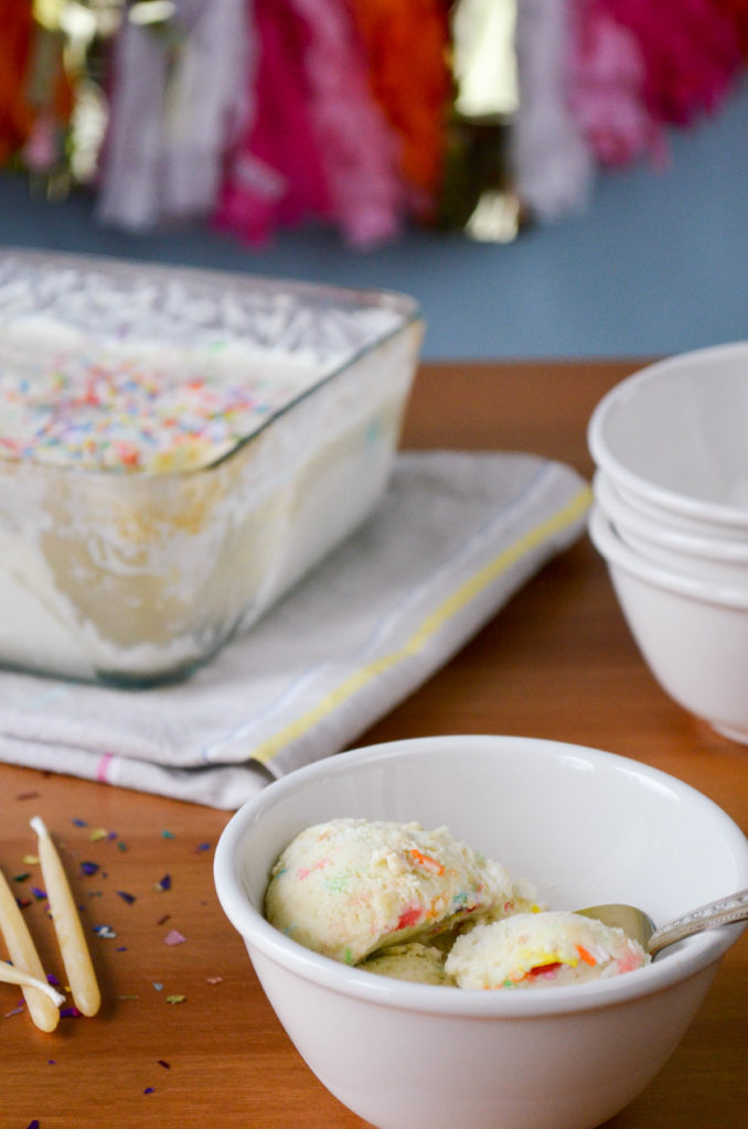 Homemade Birthday Cake Ice Cream | Sophster-Toaster Blog