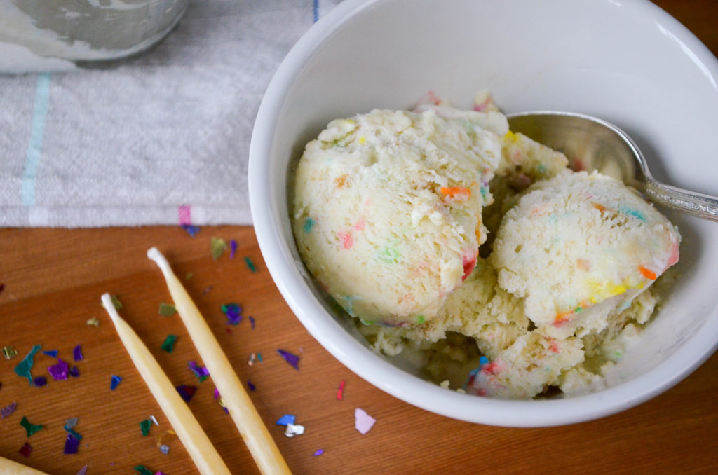 Homemade Birthday Cake Ice Cream | Sophster-Toaster Blog