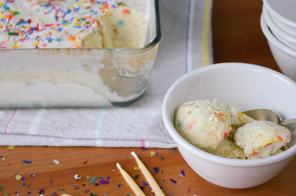 Homemade Birthday Cake Ice Cream | Sophster-Toaster Blog