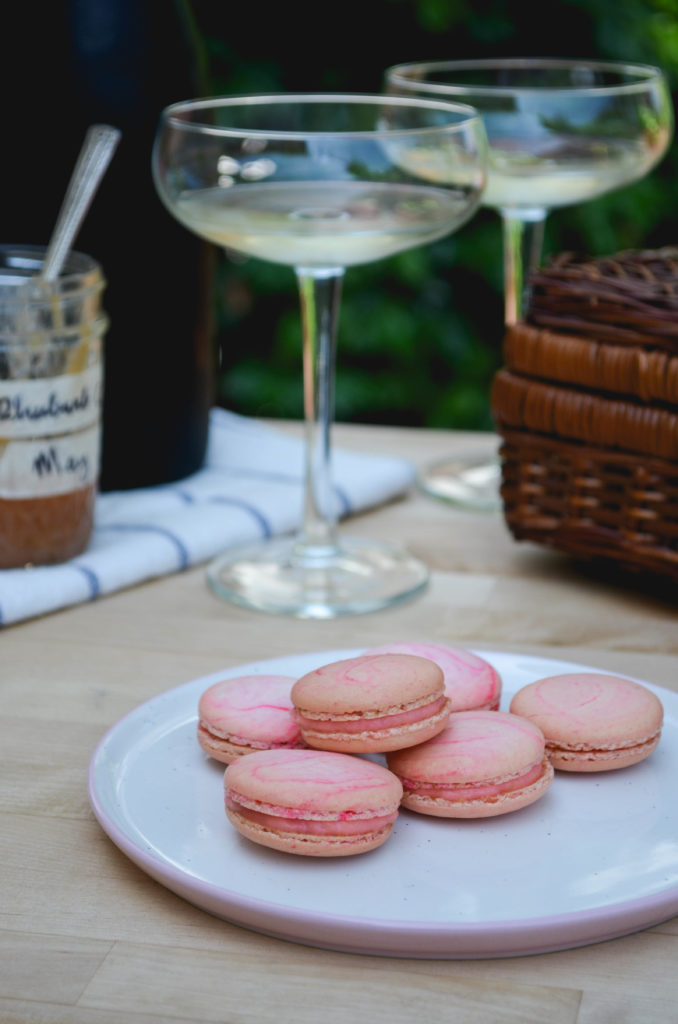 Garden Rhubarb Macarons | Sophster-Toaster Blog