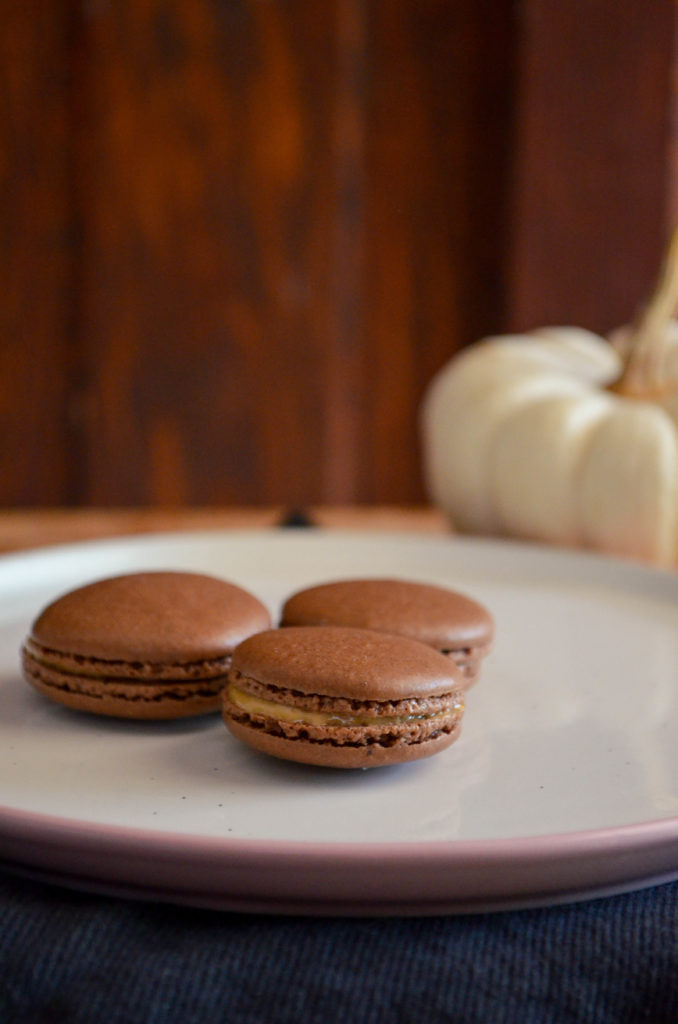 Peanut Butter & Chocolate Macarons | Sophster-Toaster