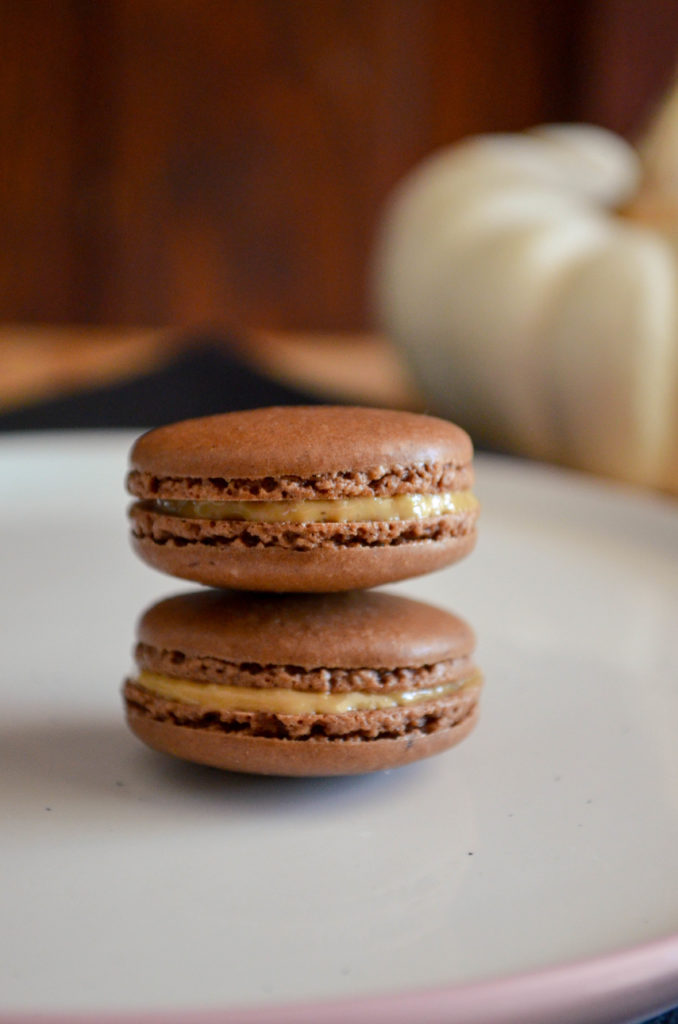 Peanut Butter & Chocolate Macarons | Sophster-Toaster