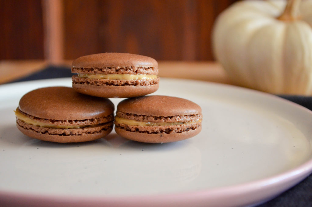 Peanut Butter & Chocolate Macarons | Sophster-Toaster