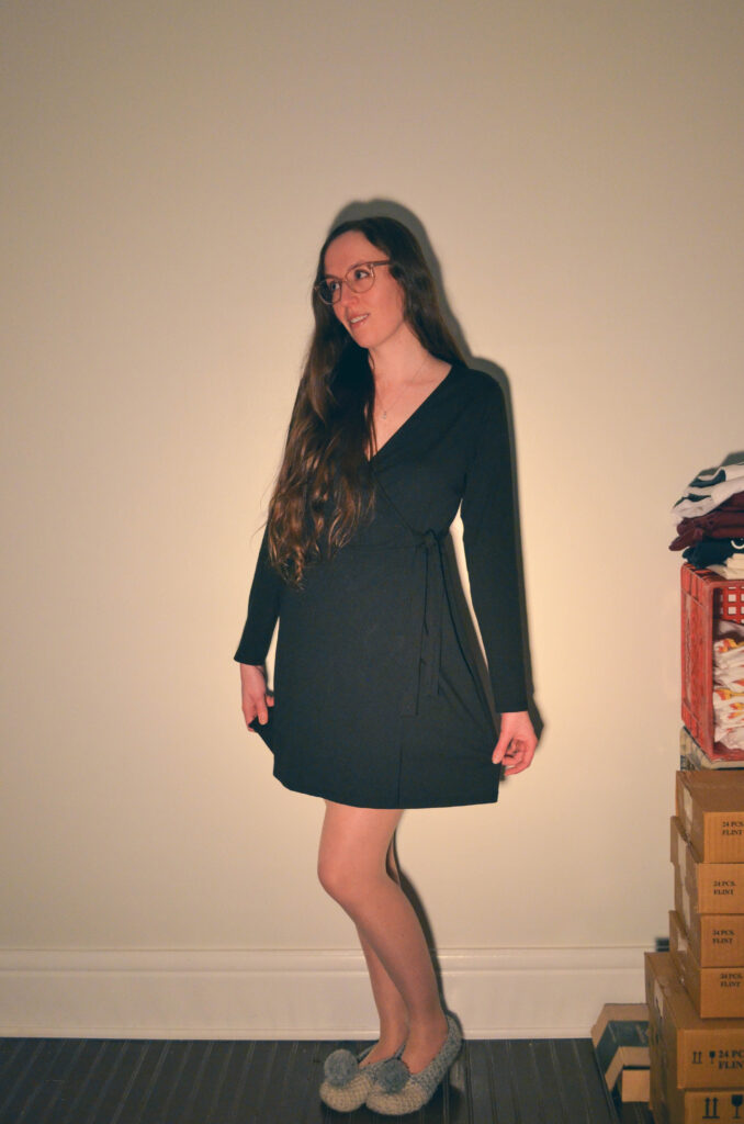 Black Wrap Dress
